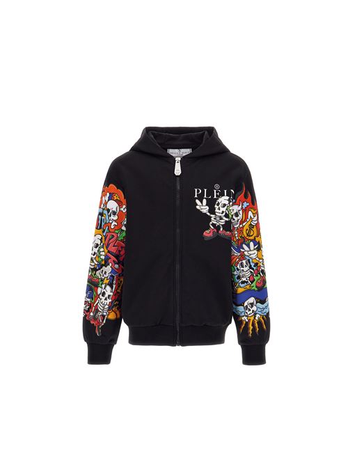 Felpa aperta, unisex. PHILIPP PLEIN | 2PF007 LDA0060100